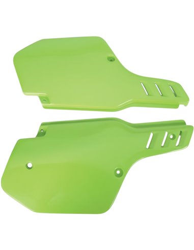 Tampas laterais traseiras UFO-Plast Kawasaki verde KA02713-026