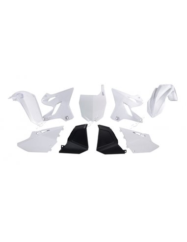 Kit de plástica RACETECH (6 piezas) - Blanco R-KITYZ0-BN0-000