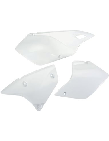 Caches latéraux arrière UFO-Plast Suzuki blanc SU03979-041