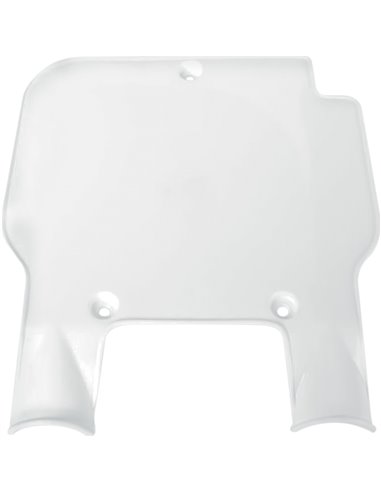 Front number holder UFO-Plast Kawasaki white KA02720-047