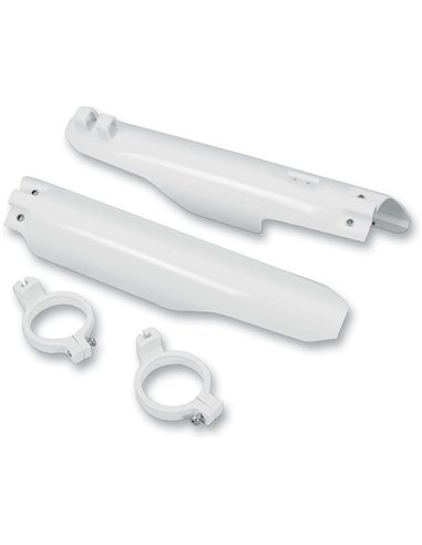 Protections fourche UFO-Plast Suzuki blanc SU03905-041