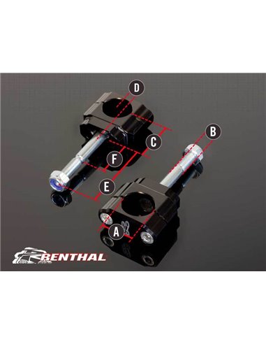 Torretas Renthal Ø36 KTM/Husqvarna CL061