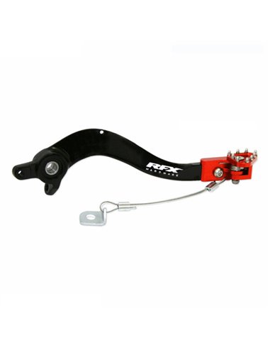 Pedal de freno trasero RFX Pro FT - negro/naranja FXRB5050099OR