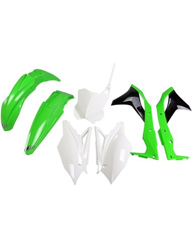 Kit de plásticos completo UFO-Plast Kawasaki color original KAKIT224-999