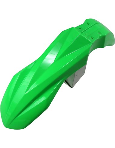UFO Kawasaki front fender green fluor