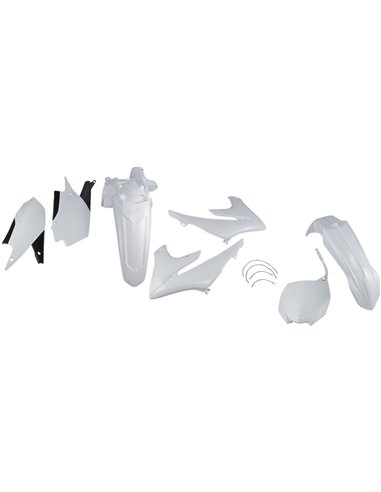 Complete plastic kit UFO-Plast Yamaha white YAKIT321-046