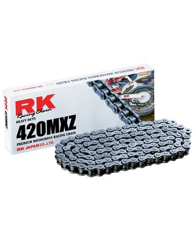 Cadena RK 420MXZ con 146 eslabones negro 420MXZ-146