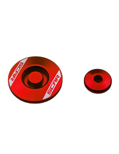 Tapones de motor SCAR - Rojo EP400