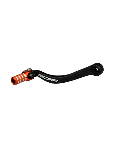 Pedal de cambio SCAR - Negro / Puntera naranja GSL502