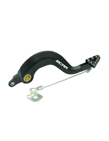 Pedal de freno trasero SCAR - Negro RBP101BK