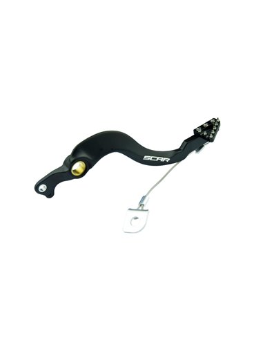 Pedal de freno trasero SCAR - Negro RBP203BK