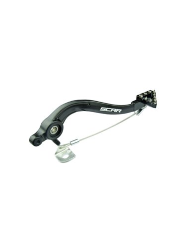 Pedal de freno trasero SCAR - Negro RBP504BK