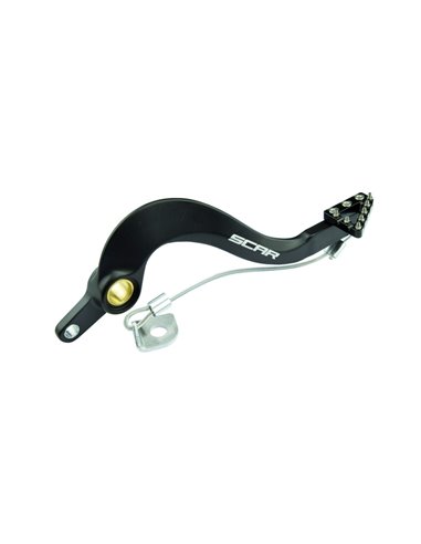 Pedal de freno trasero SCAR - Negro RBP103BK