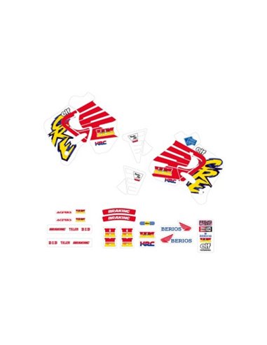 Kit adhesivos TECNOSEL Team Honda Enduro 1995 21V05