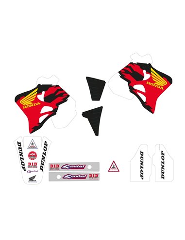 Kit adhesivos TECNOSEL Team Honda USA 1992 21V03