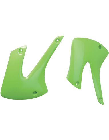 Caches radiateurs Kawasaki Kx85 Kx-green Ka03717-026 UFO-Plast