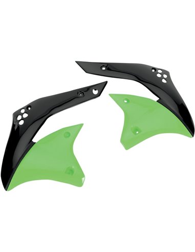 Tapas radiador Kawasaki Kxf250 negro-Kx-verde Ka03767-026 UFO-Plast