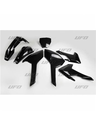 Kit plástica completo UFO Husqvarna color negro HUKIT616-001 HUKIT616@001