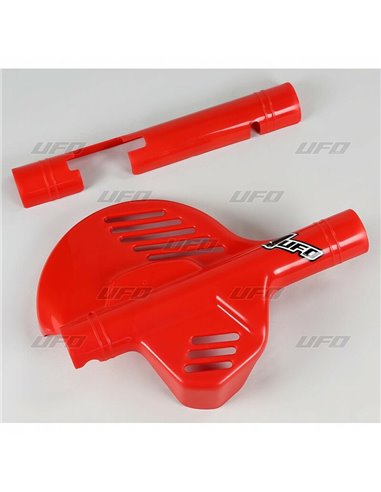 Protector de disco UFO rojo Honda CRF250R/CRF450R HO02605061