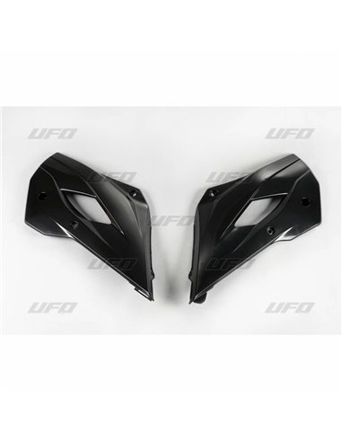 Plásticos laterales de radiador UFO negro Husqvarna TC85 HU03379001