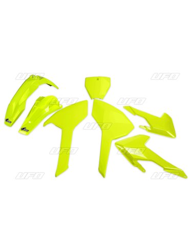 Porta-números delantero UFO Neon Jaune Honda CRF450R/RX HO04686DFLU