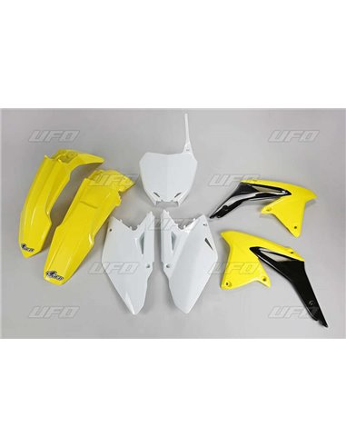 Kit de Plástica UFO OEM Color Yellow / Negro / Blanco Suzuki RM-Z450 SUKIT412@999