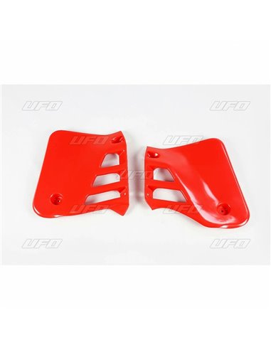 Plásticos laterales de radiador UFO rojo Honda CR125R/250R HO02602061