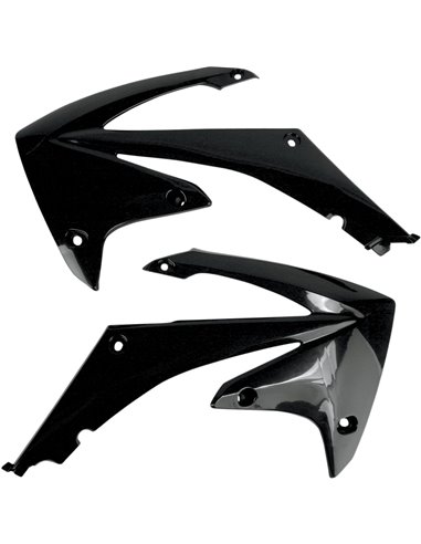 Capas de radiador Honda Crf250-450R pretas Ho04637-001 UFO-Plast