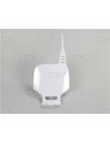 UFO Front Number Plate White YamahaYZ80/85 YA02874046