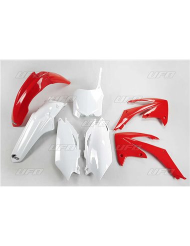 Kit de Plástica UFO OEM Color Rojo / Blanco Honda CRF250R / 450R HOKIT113@999