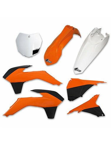 Kit de Plástica UFO OEM Color (13-14) Naranja / Negro / Blanco KTM KTKIT515@999