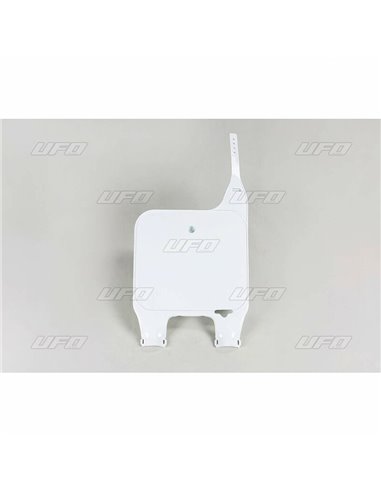 Porta-numeros para horquilla invertida UFO blanco Honda CR125R/250R HO02629@041