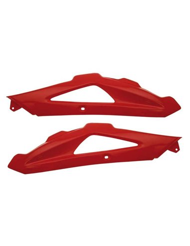 Plásticos laterales de radiador superiores UFO Husqvarna rojo HU03321-062 HU03321062