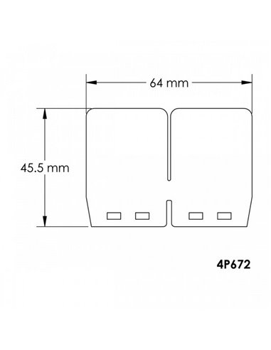 Láminas para caja de láminas KTM/HUSQVARNA V-Force 4R 4P672H