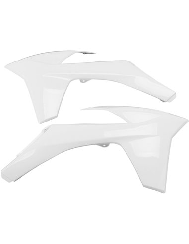 Radiador cobre Ktm Sx-Sx-F-Exc branco Kt04022-047 UFO-Plast