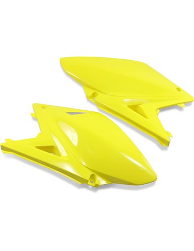 Caches latéraux arrière UFO-Plast Suzuki jaune SU04929-102