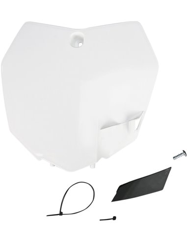 Porte-numéro de couvercle avant Ktm Sx-Sx-F blanc Kt04051-047 UFO-Plast