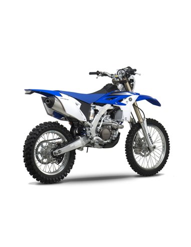 Linea completa escape Yoshimura RS-4, acero inox, Silencioso aluminio y tapa carbono, Yamaha WR450F 234700D320