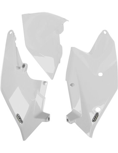 Caches latéraux W-Airbox Cover Ktm Sx-Sx-F-Exc blanc Kt04062-047 UFO-Plast