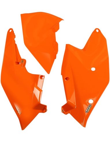 Caches latéraux W-Airbox Cover Ktm Sx-Sx-F-Exc orange Kt04062-127 UFO-Plast