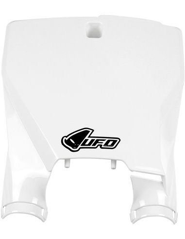 Capa frontal do suporte do número do estádio Husqvarna Te-Fe branco Hu03373-041 UFO-Plast