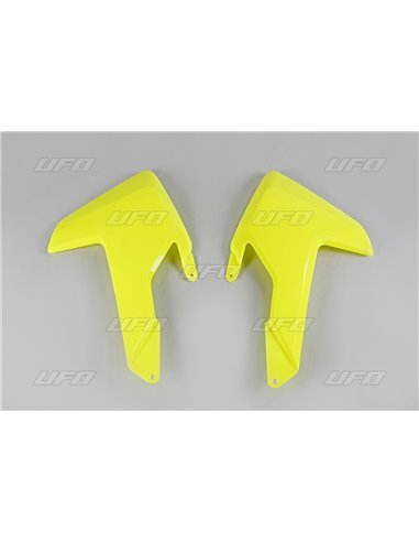 Radiator caps Husqvarna Tc-Te-Fc-Fe Fluo yellow Hu03365-Dflu UFO-Plast