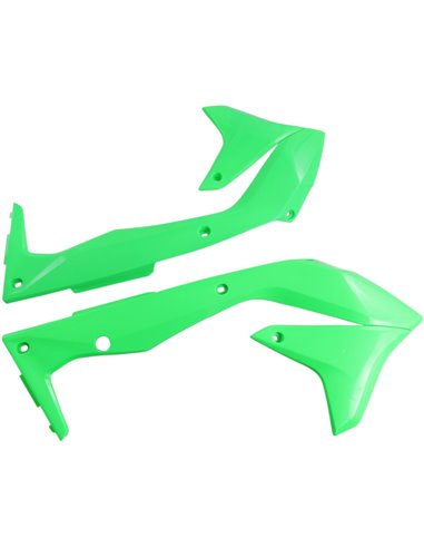 Bouchons de radiateur UFO-Plast Kawasaki vert fluor KA04736AFLU