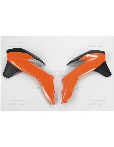 Cache radiateur Ktm Sx-Sx-F-Exc noir-orange Kt04052-999 UFO-Plast