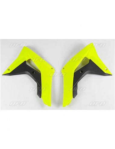 Cache radiateur Honda Crf450R Jaune fluo Ho04682-Dflu UFO-Plast