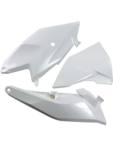 Caches latéraux Ktm blanc Kt04086-047 UFO-Plast