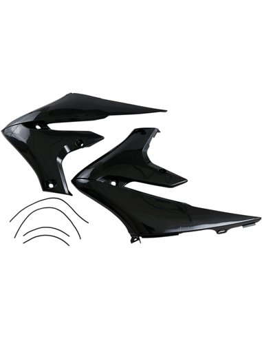 Cache radiateur UFO-Plast noir Yamaha YZF450F