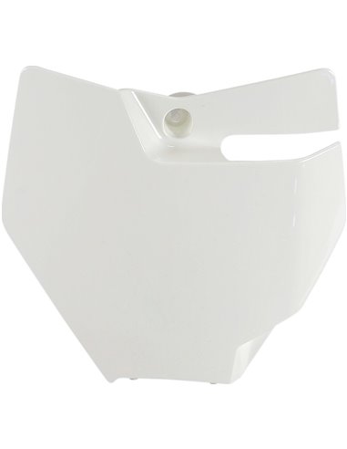 Front cover number holder Ktm white-20 Kt04087042 UFO-Plast