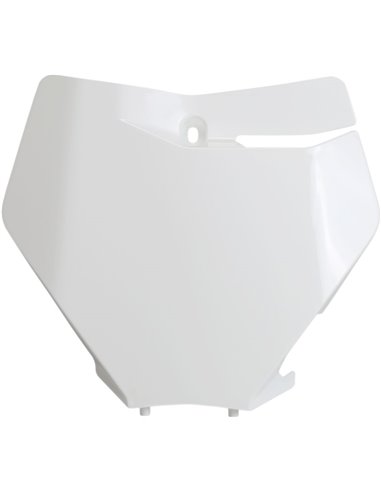 Front cover number holder white-20 Kt04094042 UFO-Plast