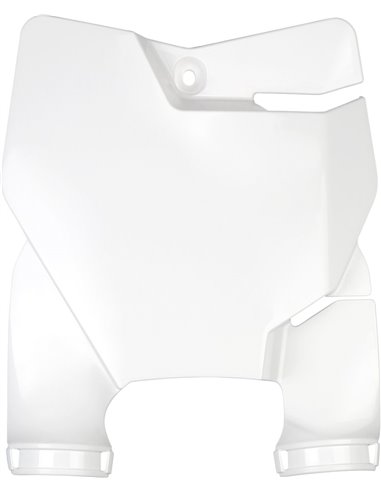 Tapa frontal porta-nombre Stadium blanc UFO-Plast Kt05000047